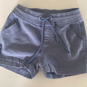 Little Bipsy cotton twill shorts, blue, size 3-4T